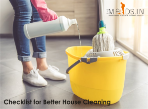Checklist for Better House Cleaning
